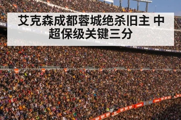 艾克森成都蓉城绝杀旧主 中超保级关键三分